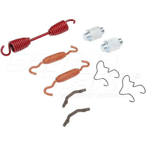 Automann BHE-3895SHD brake hardware kit showing metal components for vehicle brake system installation.