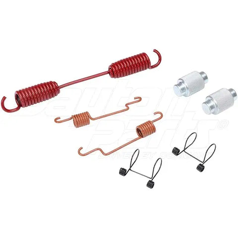 Automann BHE-10244 brake hardware kit with various brake components for vehicle maintenance, shown in the image.