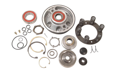 Rebuild kit for FD-3 with 2-inch pilot by Kitmasters, featuring various replacement parts on a white background.