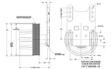 1077-09059-10X-Borg-Warner Style Remanufactured Fan Hub (Rear Air) (Core Deposit    $100 Included in Price) - Nick's Truck Parts