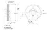 1077-09116-17X-Borg-Warner Style Remanufactured Fan Hub (Rear Air) (Core Deposit    $100 Included in Price)