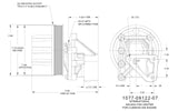 1077-09122-07X-Borg-Warner Style Remanufactured Fan Hub (Rear Air) (Core Deposit    $100 Included in Price) - Nick's Truck Parts