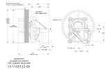 1077-09122-08X-Borg-Warner Style Remanufactured Fan Hub (Rear Air) (Core Deposit    $100 Included in Price)