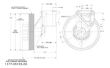 1077-09128-09X-Borg-Warner Style Remanufactured Fan Hub (Rear Air) (Core Deposit    $ 100.00 Included in Price)