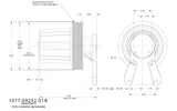 1077-09252-01BX-Borg-Warner Style Remanufactured Fan Hub (Rear Air) (Core Deposit    $100 Included in Price)