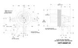 1077-09287-01X-Borg-Warner Style Remanufactured Fan Hub (Rear Air) (Core Deposit    $100 Included in Price)