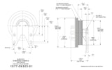 1077-09303-01X-Borg-Warner Style Remanufactured Fan Hub (Rear Air) (Core Deposit    $100 Included in Price)
