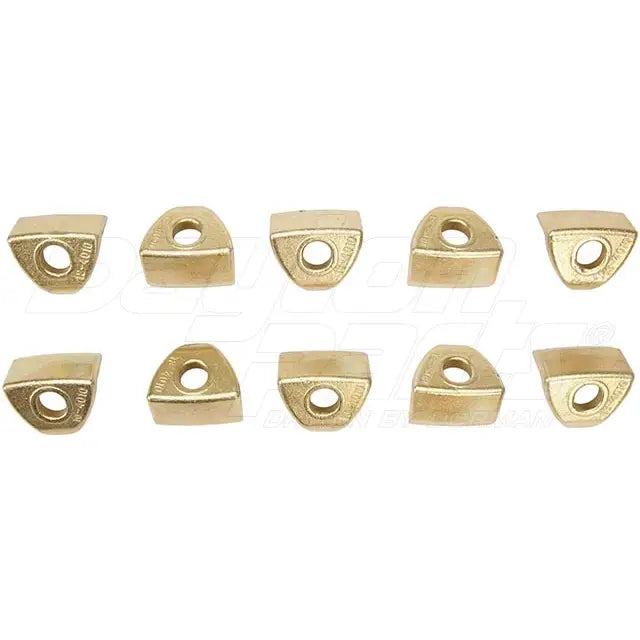 Dayton rim wheel clamp 13-4010, set of 10, securing vehicle wheels with durable metal clamp for safety and theft prevention.