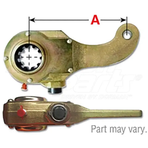 Automann E-5498 manual slack adjuster for brake systems, featuring sturdy construction and precise adjustment mechanisms.