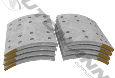 140.4711.231- Brake Lining 23K RP628C RSD - Nick's Truck Parts