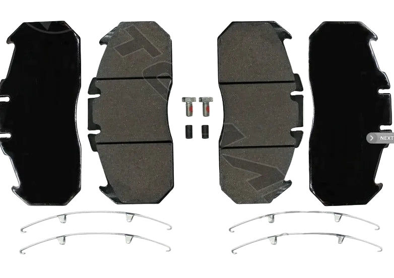 Automann 141.D1310FS air disc brake pads, standard size with FMSI 8425 D1310, showing the brake pad with metal backing and friction surface.