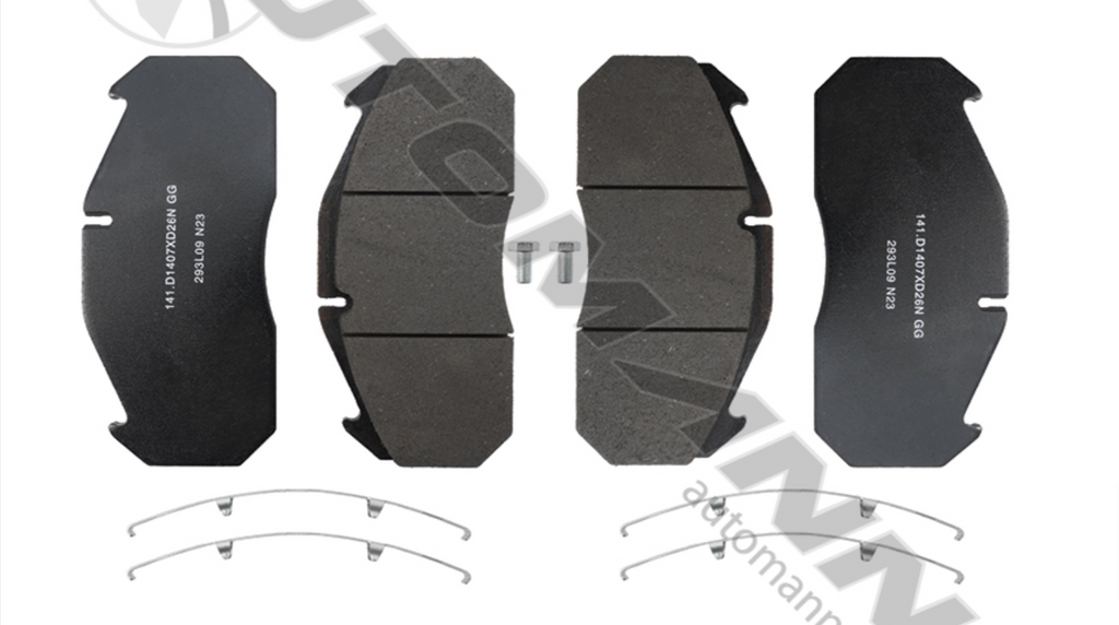 141.D1407XD26N - Air Disc Brake Pad Set 26K - Nick's Truck Parts