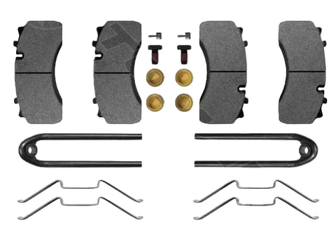 Automann 141.D1517FS air disc brake pads with FMSI 8726-D1517, showing the metal backing and friction material surface.