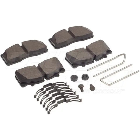 Automann air disc brake pad set 26K with multiple brake pads for heavy-duty vehicle braking systems.