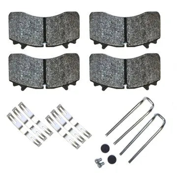 Automann Air Disc Brake Pad Set 26K showing the brake pads with metallic and rubber components for heavy-duty vehicle braking.