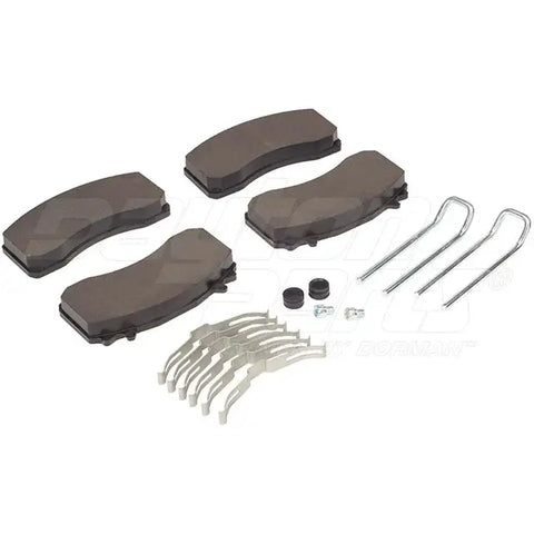 Automann air disc brake pad set 26K shown, durable brake pads for heavy-duty vehicle braking systems.