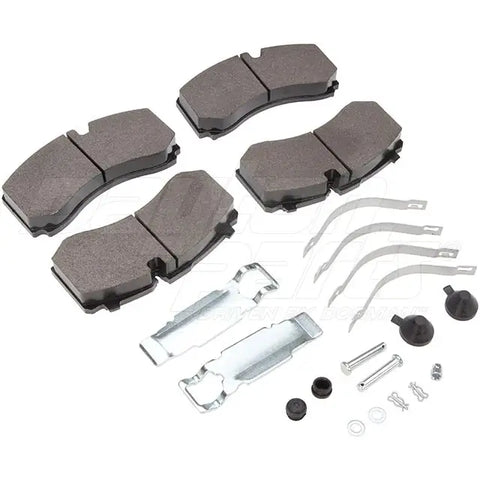 Automann high performance air disc brake pads, 141.D29319HP, showing the durable, metal-reinforced brake pad surface.