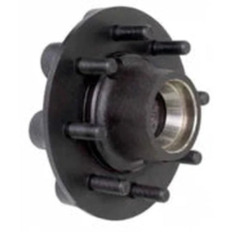Automann 150.H865 utility idler hub for 7,000 lb axle, metal construction with mounting holes and robust design.