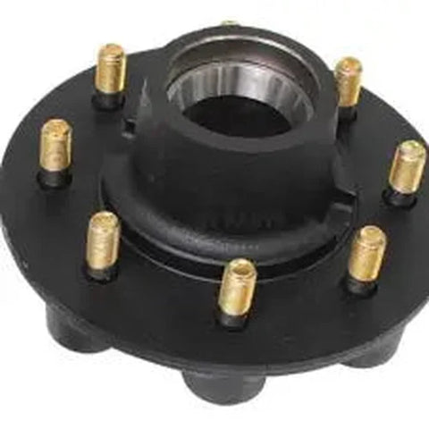 Automann 150.H866916 utility idler hub for 7,000 lb axle, showing metal construction and mounting holes.