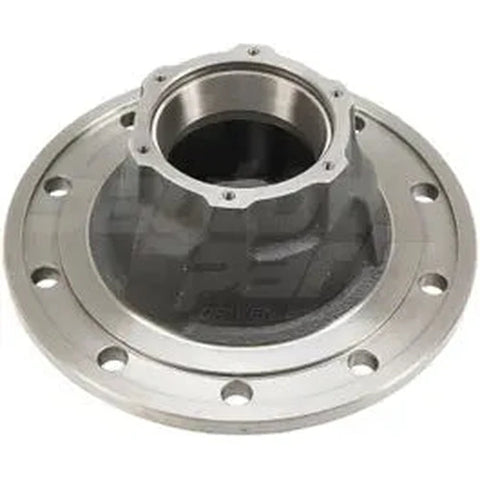 Automann trailer wheel hub model 150.T1301 with mounting holes and metal finish, designed for heavy-duty trailer applications.