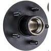 Automann 150.U5500 utility idler hub for 3,500 lb axle, sturdy metal construction with mounting holes for trailer or equipment use.