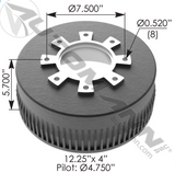 151.24001 - Brake Drum 10K