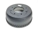 Automann 151.27001ABS brake drum with ABS tone ring for 9-10K trucks, showing the drum's surface and integrated ABS component.