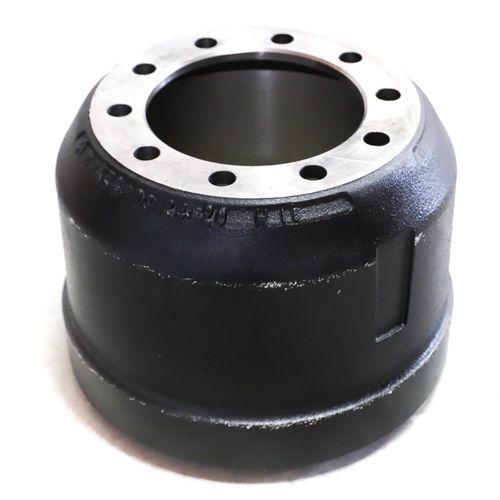 Automann brake drum 12.250-inch diameter and 7.500-inch width, showing the metallic surface and vented design.