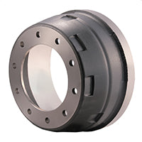 Automann brake drum 15-inch diameter by 4-inch width, durable metal component for heavy-duty vehicle braking systems