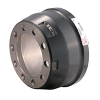 Automann brake drum, 15-inch diameter and 5-inch width, showing a metal drum with a smooth surface and mounting holes.