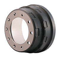 Automann brake drum 15-inch diameter by 5-inch width, metallic surface with bolt holes, designed for heavy-duty vehicle braking systems.