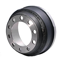 Automann brake drum, 16.5-inch diameter and 5-inch width, used for heavy-duty vehicle braking systems.