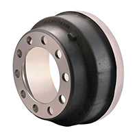 Automann brake drum 16.5-inch diameter and 5-inch width, heavy-duty automotive brake drum with detailed surface texture.