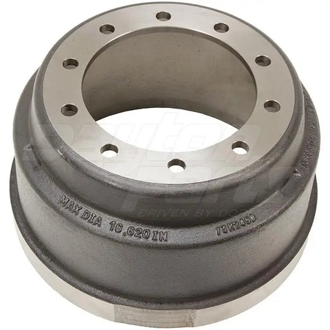 Automann brake drum 16.5-inch diameter by 7-inch width, durable automotive part for heavy-duty braking systems.