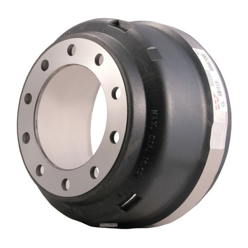 Automann brake drum, 16.5-inch diameter and 7-inch width, with a smooth metal surface for heavy-duty vehicle braking systems.