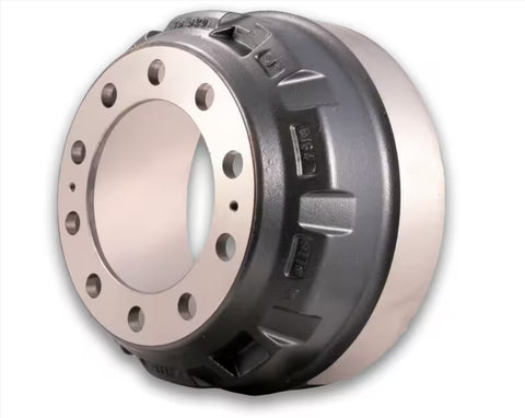 Automann brake drum 16.5 inch diameter and 7 inch width, heavy-duty automotive brake component with vented design.