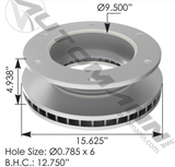 153.103064- Air/Hydraulic Disc Rotor 15.620in