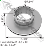 153.110012 - Air Disc Rotor