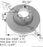 153.110312- Air Disc Rotor