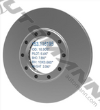 153.116195 - Air Disc Rotor 16.900in