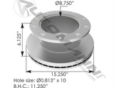 153.118J1076 - Air Disc Rotor 15.250in