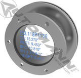 153.118P1186- Air Disc Rotor 15.270in