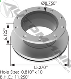 153.118Y1065 - Brake Rotor