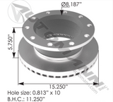 153.118Z156 - Air Disc Rotor 15.250in