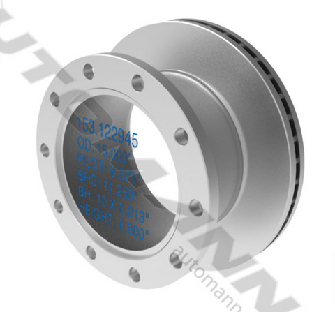 153.122945 - Hydraulic Disc Rotor 15.500in