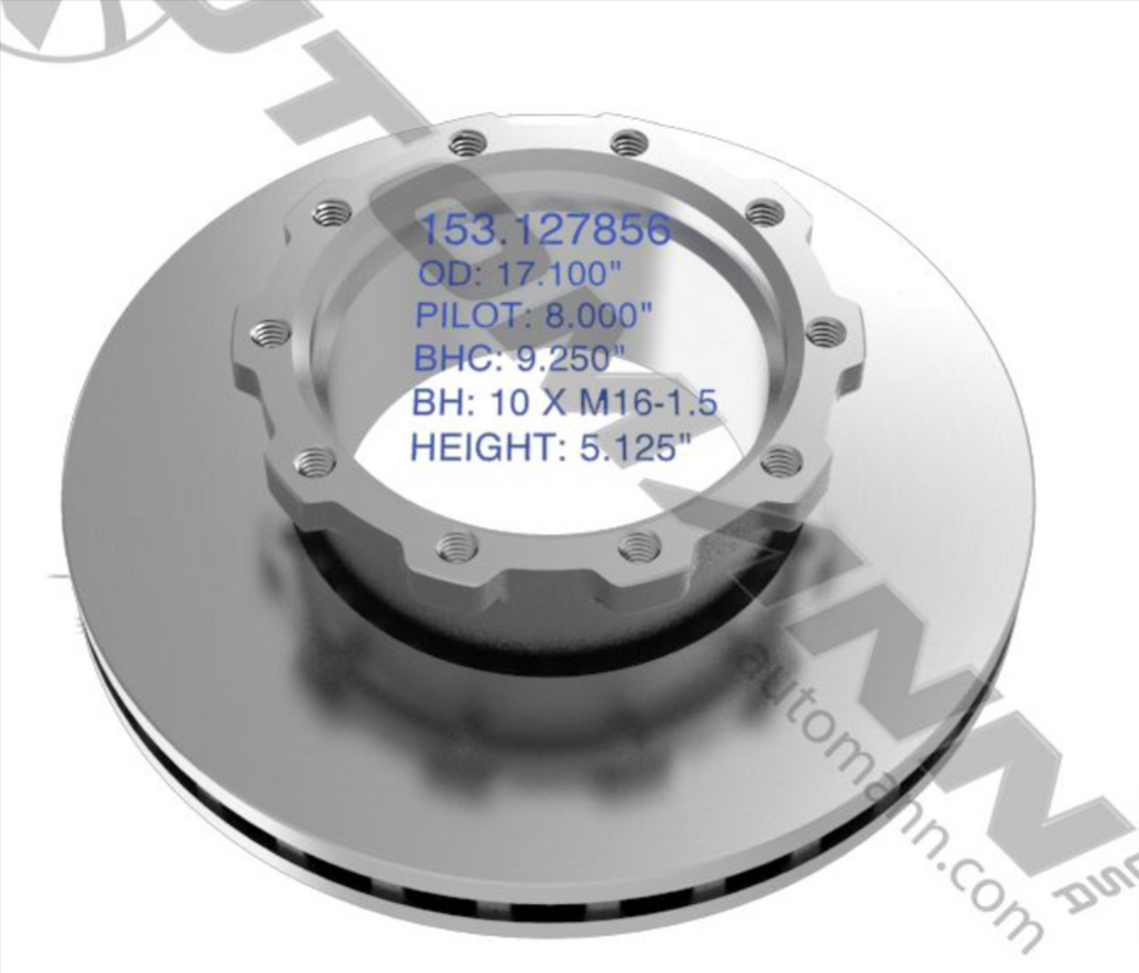 153.127856- Air Disc Rotor