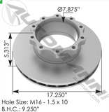 153.130009- Air Disc Rotor