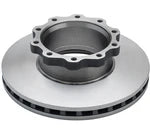 Automann air disc rotor 153.130009 for vehicle brake system, shown in black with ventilated design and mounting holes.