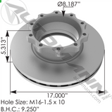 153.159347 - Air Disc Rotor