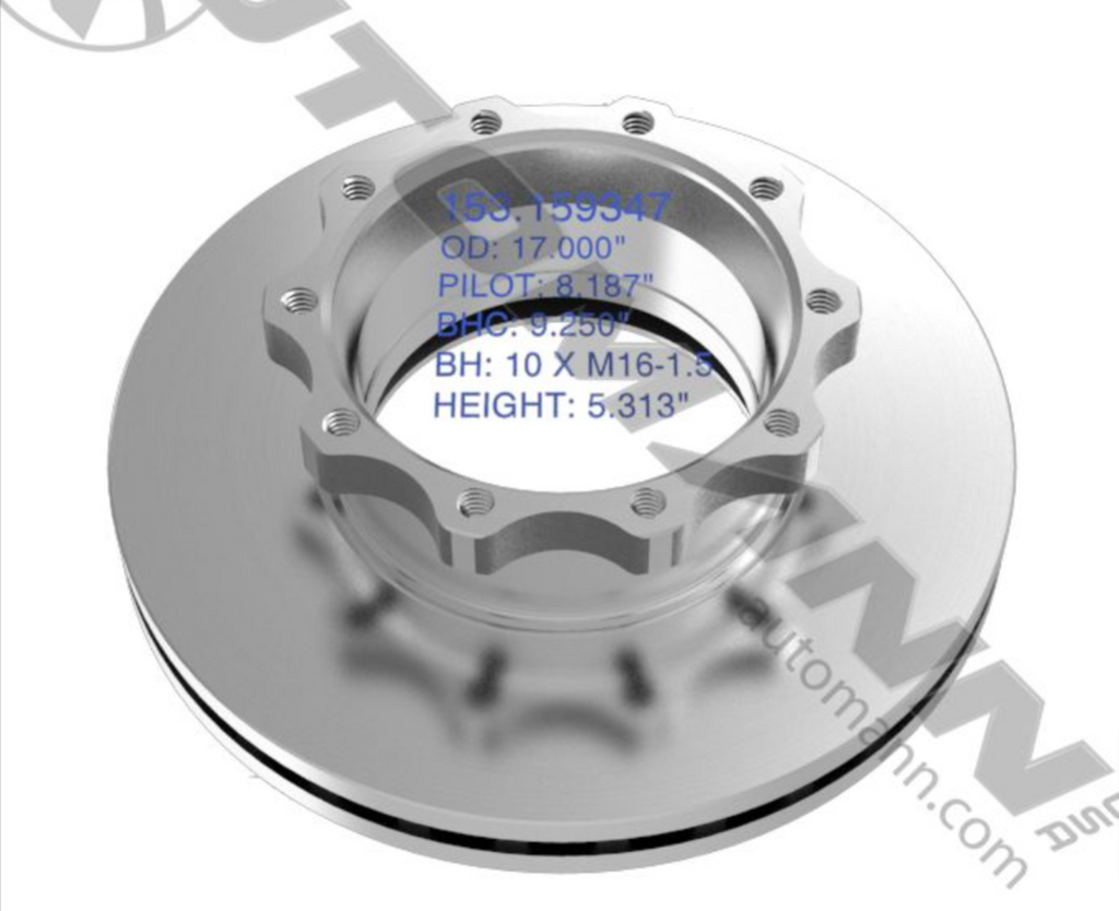 153.159347 - Air Disc Rotor